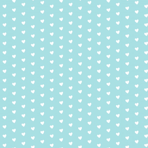 Light Blue Heart Shape Pattern Digital Download